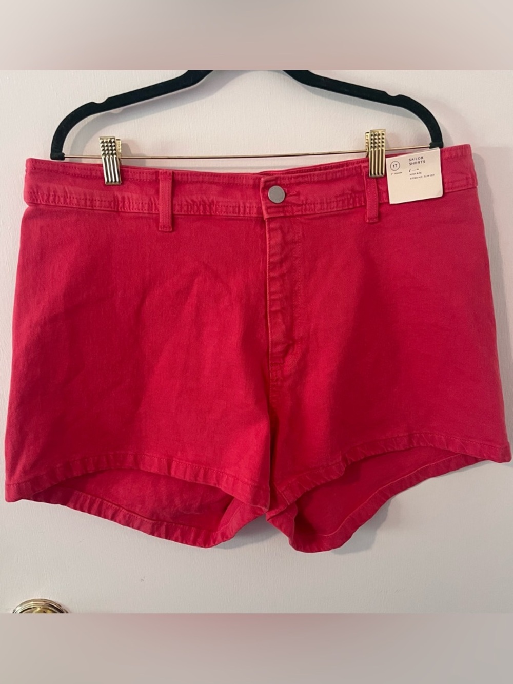 NWT Universal Thread Red Sailor Shorts 3” Inseam Women’s Size 17